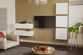 ЛИНДА Гостиная (Белый/Белый) в Верхней Салде - verhnyaya-salda.mebel24.online | фото 4