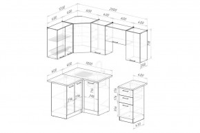 ЛИОРА Кухонный гарнитур Оптима 5 (1200*2000 мм) в Верхней Салде - verhnyaya-salda.mebel24.online | фото 2