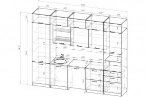 ЛОТОС Кухонный гарнитур Экстра 5 (3000 мм) в Верхней Салде - verhnyaya-salda.mebel24.online | фото 2