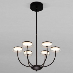 Люстра на штанге Eurosvet Fungo 50388 LED черный в Верхней Салде - verhnyaya-salda.mebel24.online | фото