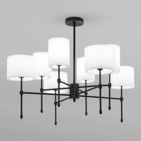 Люстра на штанге Eurosvet Notturno 60162/8 черный в Верхней Салде - verhnyaya-salda.mebel24.online | фото