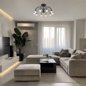 Люстра на штанге Eurosvet Ragno 90035/10 LED черный в Верхней Салде - verhnyaya-salda.mebel24.online | фото 5