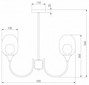 Люстра на штанге Eurosvet Spritz 70217/6 латунь в Верхней Салде - verhnyaya-salda.mebel24.online | фото 5
