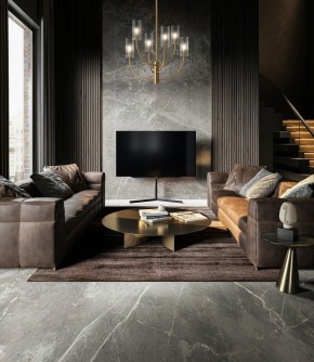 Люстра на штанге Maytoni Arco MOD223PL-06BS в Верхней Салде - verhnyaya-salda.mebel24.online | фото 4