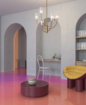 Люстра на штанге Maytoni Arco MOD223PL-06BS в Верхней Салде - verhnyaya-salda.mebel24.online | фото 5