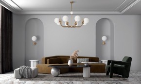 Люстра на штанге Maytoni Rendez-vous MOD109PL-08BS в Верхней Салде - verhnyaya-salda.mebel24.online | фото 2