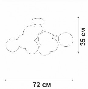 Люстра на штанге Vitaluce V3772 V3772-8/8PL в Верхней Салде - verhnyaya-salda.mebel24.online | фото 4