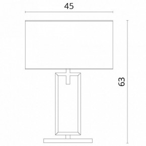 Настольная лампа декоративная Divinare Porta 5933/01 TL-1 в Верхней Салде - verhnyaya-salda.mebel24.online | фото 3