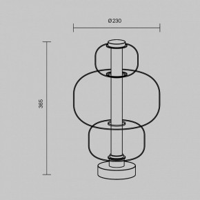 Настольная лампа декоративная Maytoni Atmos MOD364TL-L15W3K в Верхней Салде - verhnyaya-salda.mebel24.online | фото 5
