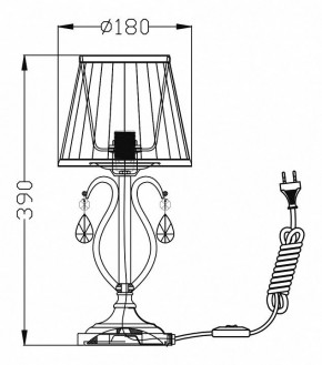 Настольная лампа декоративная Maytoni Brionia ARM172-01-G в Верхней Салде - verhnyaya-salda.mebel24.online | фото 2