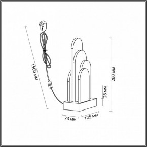 Настольная лампа декоративная Odeon Light Foros 5438/12TL в Верхней Салде - verhnyaya-salda.mebel24.online | фото 5