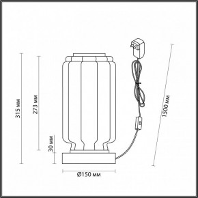 Настольная лампа декоративная Odeon Light Jam 5409/10TL в Верхней Салде - verhnyaya-salda.mebel24.online | фото 4