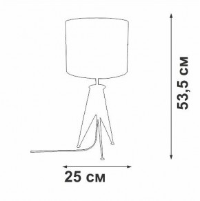 Настольная лампа декоративная Vitaluce V28340 V28340-1/1L в Верхней Салде - verhnyaya-salda.mebel24.online | фото 2