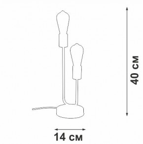 Настольная лампа декоративная Vitaluce V3005 V3005-1/2L в Верхней Салде - verhnyaya-salda.mebel24.online | фото 5