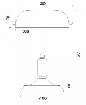 Настольная лампа офисная Maytoni Kiwi Z153-TL-01-BS в Верхней Салде - verhnyaya-salda.mebel24.online | фото 2