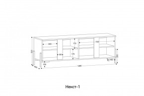 НЕКСТ - 1 Тумба ТВ в Верхней Салде - verhnyaya-salda.mebel24.online | фото 2