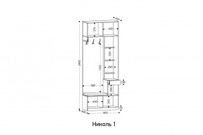 НИКОЛЬ 1 Прихожая в Верхней Салде - verhnyaya-salda.mebel24.online | фото 2