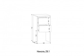 НИКОЛЬ 25 Шкаф 5-ти створчатый в Верхней Салде - verhnyaya-salda.mebel24.online | фото 7