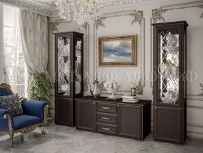 ПАРМА Гостиная Пенал стекло (Венге) в Верхней Салде - verhnyaya-salda.mebel24.online | фото 3
