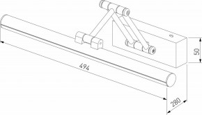 Подсветка для картины Elektrostandard Monza a064136 в Верхней Салде - verhnyaya-salda.mebel24.online | фото 4