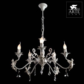 Подвесная люстра Arte Lamp Angelina A5349LM-5WH в Верхней Салде - verhnyaya-salda.mebel24.online | фото 4