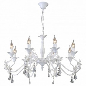 Подвесная люстра Arte Lamp Angelina A5349LM-8WH в Верхней Салде - verhnyaya-salda.mebel24.online | фото 3