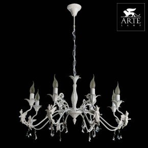 Подвесная люстра Arte Lamp Angelina A5349LM-8WH в Верхней Салде - verhnyaya-salda.mebel24.online | фото 4
