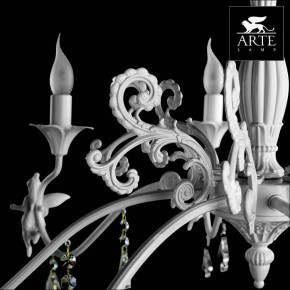 Подвесная люстра Arte Lamp Angelina A5349LM-8WH в Верхней Салде - verhnyaya-salda.mebel24.online | фото 6