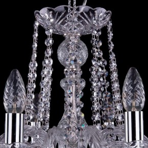 Подвесная люстра Bohemia Ivele Crystal 1402 1402/10/240/Ni/Leafs в Верхней Салде - verhnyaya-salda.mebel24.online | фото 4