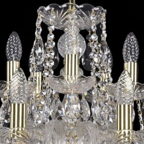 Подвесная люстра Bohemia Ivele Crystal 1402 1402/10+5/240/G в Верхней Салде - verhnyaya-salda.mebel24.online | фото 4