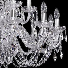 Подвесная люстра Bohemia Ivele Crystal 1402 1402/12+6/300/2d/Ni в Верхней Салде - verhnyaya-salda.mebel24.online | фото 2