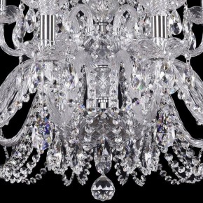 Подвесная люстра Bohemia Ivele Crystal 1402 1402/12+6/300/2d/Ni в Верхней Салде - verhnyaya-salda.mebel24.online | фото 3