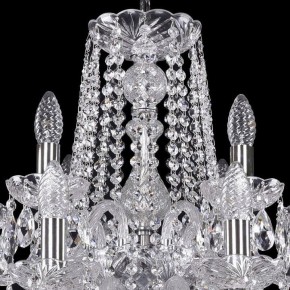 Подвесная люстра Bohemia Ivele Crystal 1402 1402/12+6/300/2d/Ni в Верхней Салде - verhnyaya-salda.mebel24.online | фото 4