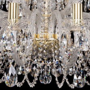 Подвесная люстра Bohemia Ivele Crystal 1402 1402/16+8/360/G в Верхней Салде - verhnyaya-salda.mebel24.online | фото 3