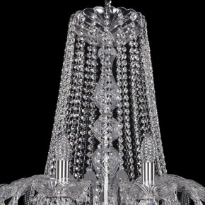 Подвесная люстра Bohemia Ivele Crystal 1402 1402/18/400/Ni в Верхней Салде - verhnyaya-salda.mebel24.online | фото 4