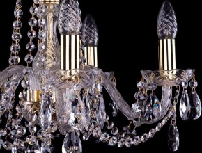 Подвесная люстра Bohemia Ivele Crystal 1402 1402/5/160/G в Верхней Салде - verhnyaya-salda.mebel24.online | фото 2