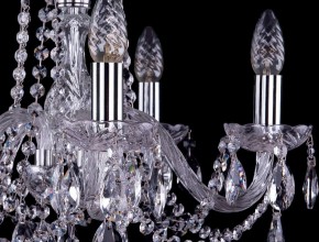 Подвесная люстра Bohemia Ivele Crystal 1402 1402/5/160/Ni в Верхней Салде - verhnyaya-salda.mebel24.online | фото 3