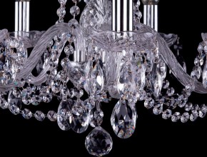 Подвесная люстра Bohemia Ivele Crystal 1402 1402/5/160/Ni в Верхней Салде - verhnyaya-salda.mebel24.online | фото 4