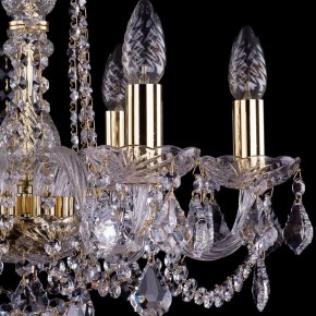 Подвесная люстра Bohemia Ivele Crystal 1402 1402/6/160/G/Leafs в Верхней Салде - verhnyaya-salda.mebel24.online | фото 2