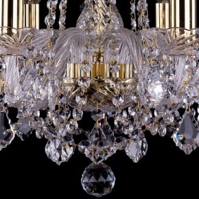 Подвесная люстра Bohemia Ivele Crystal 1402 1402/6/160/G/Leafs в Верхней Салде - verhnyaya-salda.mebel24.online | фото 3