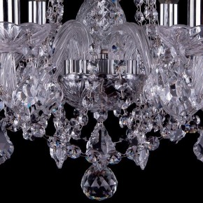 Подвесная люстра Bohemia Ivele Crystal 1402 1402/6/160/Ni/Leafs в Верхней Салде - verhnyaya-salda.mebel24.online | фото 3