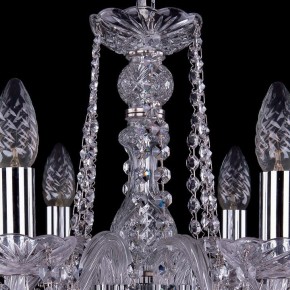 Подвесная люстра Bohemia Ivele Crystal 1402 1402/6/160/Ni/Leafs в Верхней Салде - verhnyaya-salda.mebel24.online | фото 4