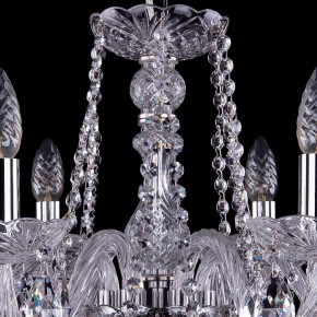 Подвесная люстра Bohemia Ivele Crystal 1402 1402/6/195/Ni в Верхней Салде - verhnyaya-salda.mebel24.online | фото 5