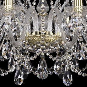 Подвесная люстра Bohemia Ivele Crystal 1411 1411/10/300/G в Верхней Салде - verhnyaya-salda.mebel24.online | фото 3