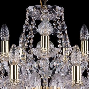Подвесная люстра Bohemia Ivele Crystal 1411 1411/10+5/240/G/Balls в Верхней Салде - verhnyaya-salda.mebel24.online | фото 4