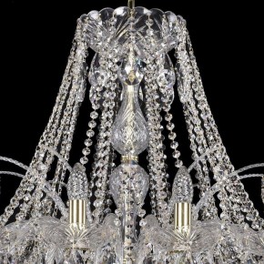 Подвесная люстра Bohemia Ivele Crystal 1411 1411/20/400/G в Верхней Салде - verhnyaya-salda.mebel24.online | фото 4