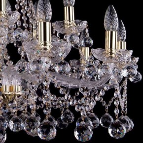 Подвесная люстра Bohemia Ivele Crystal 1413 1413/10+5/300/G/Balls в Верхней Салде - verhnyaya-salda.mebel24.online | фото 3