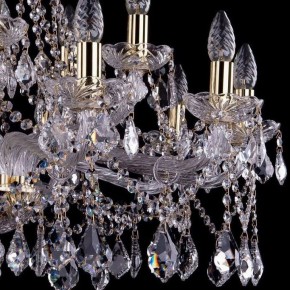 Подвесная люстра Bohemia Ivele Crystal 1413 1413/10+5/300/G/Leafs в Верхней Салде - verhnyaya-salda.mebel24.online | фото 2