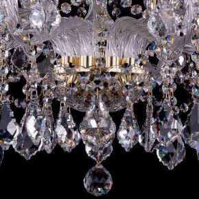 Подвесная люстра Bohemia Ivele Crystal 1413 1413/10+5/300/G/Leafs в Верхней Салде - verhnyaya-salda.mebel24.online | фото 3