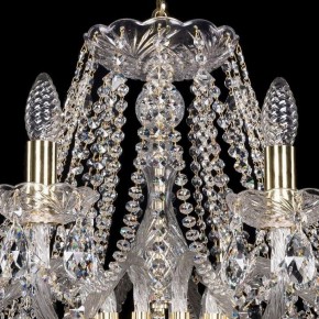 Подвесная люстра Bohemia Ivele Crystal 1413 1413/12/360/G в Верхней Салде - verhnyaya-salda.mebel24.online | фото 4